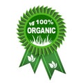 100 percent organic - vector